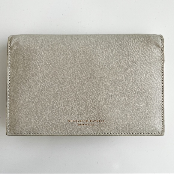 CHARLOTTE OLYMPIA
Feline metallic printed textured-leather clutch - Picture 3 of 12